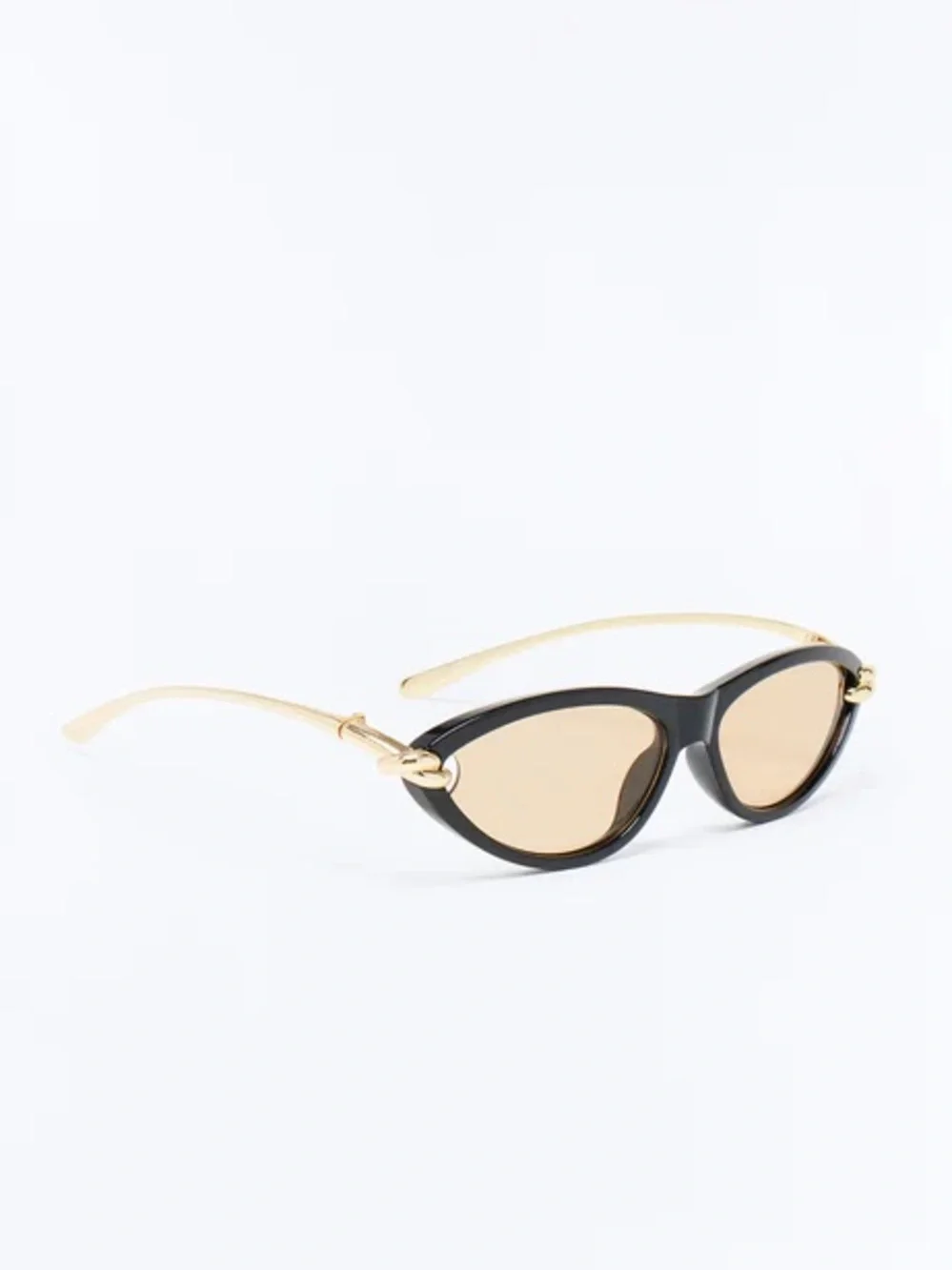 Cat-Eye Sunglasses with Gold  Accent